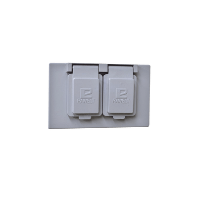 Tapa Dúplex Horizontal con Contratapa / Auto-cierre de aluminio Tipo RR / Placa Intemperie