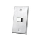 Botón con Placa de Acero Inoxidable, Normalmente Abierto y Cerrado, Certificado UL