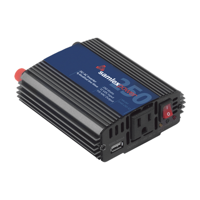 Inversor de Corriente (CD-CA) Potencia Nominal 250 W, Ent:12Vcc, Sal: 115Vca 60 Hz