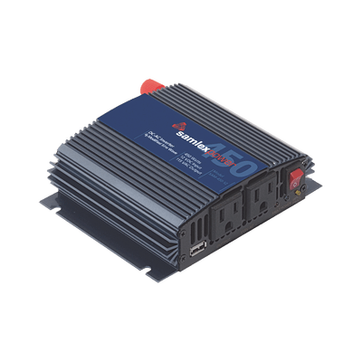 Inversor de Corriente Onda Modificada (CD-CA). Potencia Nominal 450 W, Ent:12Vcc, Sal: 115Vca 60 Hz.