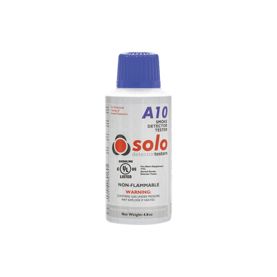 Lata De Humo Sintético En Aerosol Para Prueba De Detectores Puntuales, No Tóxico, No Inflamable, Libre De Silicona, 100%Biodegradable, No Contamina Los Detectores, Uso Manual o En Dispensadores SOLO-330/SOLO-332, Listado UL