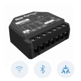 Apagador inteligente Wifi 2.4 / 2 canales Para apagador doble / 10A por canal / Compatible con asistentes de voz