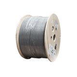 Bobina de Cable Blindado F/UTP de 4 Pares, Z-MAX, Cat6A, Soporte de Aplicaciones 10GBase-T, CM, Color Gris, 305m