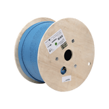 Bobina de Cable Blindado F/UTP de 4 Pares, Z-MAX, Cat6A, Soporte de Aplicaciones 10GBase-T, CMR (Riser), Color Azul, 305m