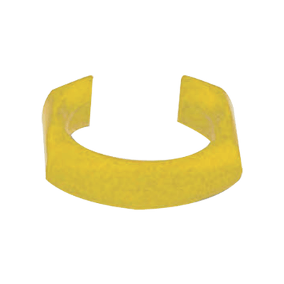 Clip de identificación para Patch Cord Siemon, Color Amarillo, Bolsa con 25 piezas