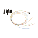 Kit Breakout de 6 fibras, para convertir fibra (Loose Tube) de 250 a 900 micras, 1 metro