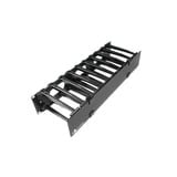 Organizador de Cable Horizontal RouteIT, Sencillo, Para Rack de 19in, 6in de profundidad, 1UR