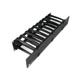 Organizador de Cable Horizontal RouteIT, Sencillo, Para Rack de 19in, 6in de profundidad, 2UR