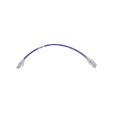 Patch Cord MC6 Modular Cat6 UTP, CM/LS0H, 1ft, Color Violeta