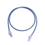 Patch Cord MC6 Modular Cat6 UTP, CM/LS0H, 3ft, Color Azul, Versión Bulk (Sin Empaque Individual)