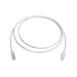 Patch Cord MC6 Modular Cat6 UTP, CM/LS0H, 5ft, Color Blanco, Versión Bulk (Sin Empaque Individual)