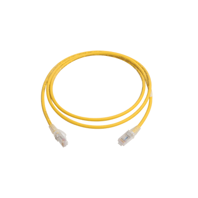 Patch Cord MC6 Modular Cat6 UTP, CM/LS0H, 5ft, Color Amarillo