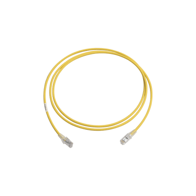Patch Cord MC6 Modular Cat6 UTP, CM/LS0H, 7ft, Color Amarillo