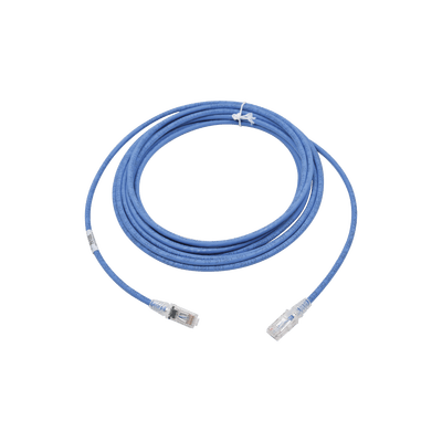 Patch Cord MC6 Modular Cat6 UTP, CM/LS0H, 20ft, Color Azul, Versión Bulk (Sin Empaque Individual)