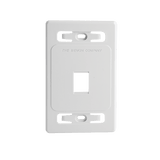 Placa de pared modular MAX, de 1 salida, color blanco