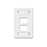 Placa de pared modular MAX, de 4 salidas, color blanco