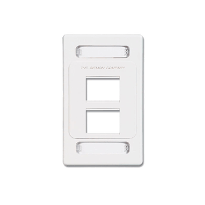 Placa de pared modular MAX, de 4 salidas, color blanco