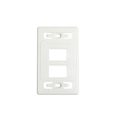 Placa de pared modular MAX, de 4 salidas, color blanco, versión bulk (Sin Empaque Individual)