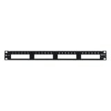 Patch Panel MAX Modular (vacío), de 24 Puertos, Plano, 1UR