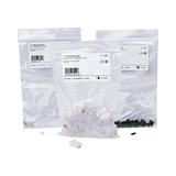 Plug RJ45 Cat6, Para Cable UTP Calibre 23 a 26 AWG, Chapado en Oro de 50 micras, Bolsa con 50 piezas