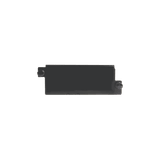 Placa adaptadora "Plug and Play", Ciega, Color Negro