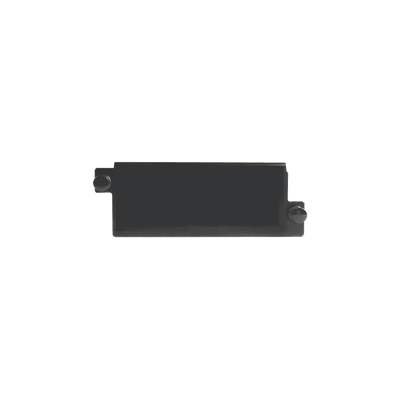 Placa adaptadora "Plug and Play", Ciega, Color Negro