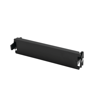 Placa adaptadora Quick-Pack, Ciega, Color Negro
