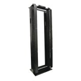 Rack de Aluminio System de 7ft x 19in, 45UR, Con organizadores verticales, conexión de tierra y accesorios de montaje