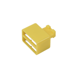 Clip de Puente, Para Uso con Regletas S66 de Siemon, de 1 par, Color Amarillo
