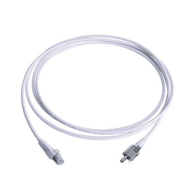 Patch Cord TERA Cat5e 10/100BASE-T, de 2 pares y conector modular, LS0H, Color Blanco, 2 metros