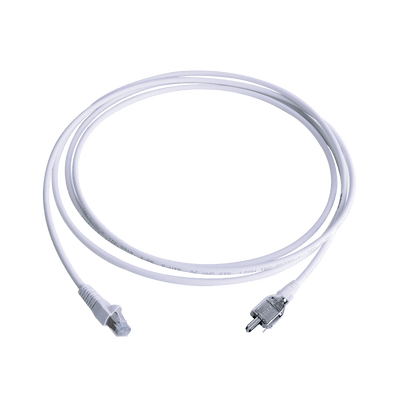 Patch Cord TERA Cat5e 10/100BASE-T, de 2 pares y conector modular, LS0H, Color Blanco, 3 metros