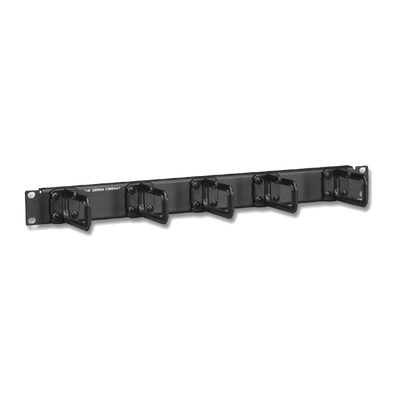 Organizador de cable, para montaje aéreo, con 5 soportes, 1UR
