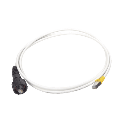 Patch Cord Reforzado Industrial (Ruggedized), Cat6A Blindado S/FTP, CM/LS0H, 7 Ft