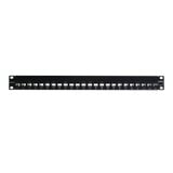 Patch Panel UTP Z-MAX de 24 puertos, Precargado con Jacks Categoría 6, Plano, 1UR