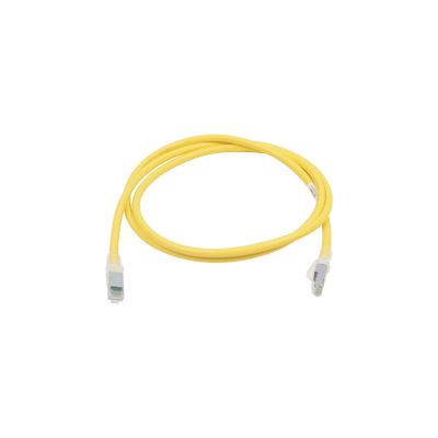 Patch Cord Z-MAX Cat6A UTP, CM, 5ft, Color Amarillo