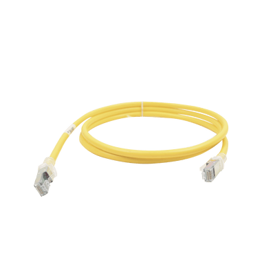 Patch Cord Z-MAX Cat6A UTP, CM, 5ft, Color Amarillo, Versión Bulk (Sin Empaque Individual)