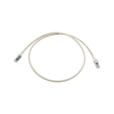 Patch Cord Z-MAX Cat6A S/FTP, CM/LS0H, 3ft, Color Gris, Versión Bulk (Sin Empaque Individual)