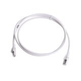Patch Cord Z-MAX Cat6A S/FTP, CM/LS0H, 5ft, Color Blanco, Versión Bulk (Sin Empaque Individual)