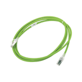 Patch Cord Z-MAX Cat6A S/FTP, CM/LS0H, 7ft, Color Verde, Versión Bulk (Sin Empaque Individual)