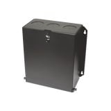 Caja de Zona (Punto de Consolidación), De 24 Puertos, Ideal para soportar cableado en una gran variedad de áreas de trabajo, compatible con Conectores MAX, Z-MAX, o TERA, Color Negro