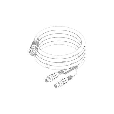 Cable de vídeo con conector NMEA y RCA