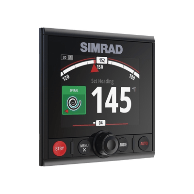 Controlador de Piloto Automático AP44 / Pantalla LCD Transreflectiva 4.1 Pulgadas / Patrones de Giro Automatizados / Seguimiento de Contorno de Profundidad / Bajo Consumo de Energía / Diseño Compacto para Timón