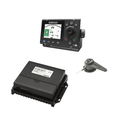 Controlador de Piloto Automático A2004 para Embarcaciones Comerciales / Interfaz Simrad / Pantalla a Color de 4.1 Pulgadas / Tecnología Continuum / Integración de Thruster / Montaje Flush o Bracket / Conectividad NMEA 2000®