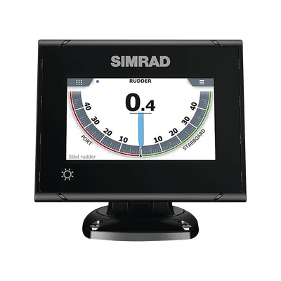 Instrumento Náutico Simrad I3005 / Pantalla Táctil a Color 5 de Pulgadas / Hasta 8 Funciones Simultáneas / Indicador de Ángulo de Timón / Repetidor de Rumbo / Indicador de Velocidad de Giro / Indicador de Paso de
