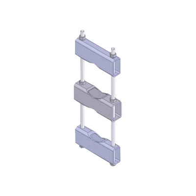 Herraje Sencillo de Montaje para Antena o Mástil con diámetros de 5 pulg. (8.89-14.13 cm.).