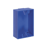 Caja trasera de montaje color azul para estaciones de parada STOPPER