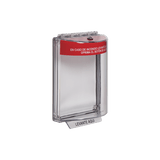 Cubierta Transparente Serie Universal Stopper®, Texto De Incendio En Español