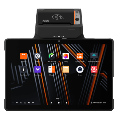Tablet Sunmi P3 MIX / Qualcomm Hexa-core 2.4/1.9GHz / 4GB RAM + 32GB ROM / Pantalla 10.1&#039;&#039; HD 1280x800 IPS / Impresora Térmica Integrada (58mm y 80mm) / Soporte Rotatorio Para Accesorios / Soporte Múltiples Métodos de Pago /