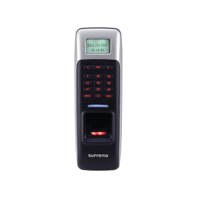 BioLite Net Lector de Huella con Teclado y PROX ( 13.56MHz Mifare / DesFire) Uso con BioStar 1 / Protección IP65