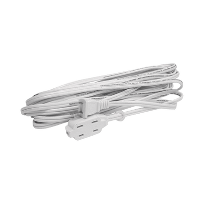 Extensión Eléctrica Doméstica de 5 metros / 127 V CA 8 A Máximo / Color Blanco.